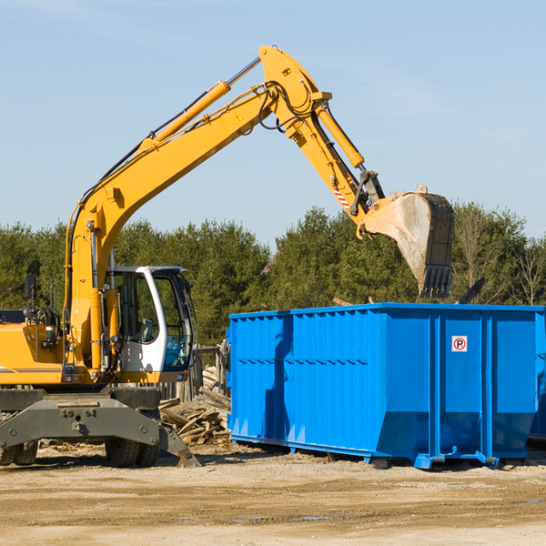 is there a minimum or maximum amount of waste i can put in a residential dumpster in New Freeport PA